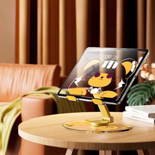 🧦 (P1) ที่วางแท็บเล็ต ขาตั้งโทรศัพท์ สีใสลายการ์ตูน ปรับระดั…