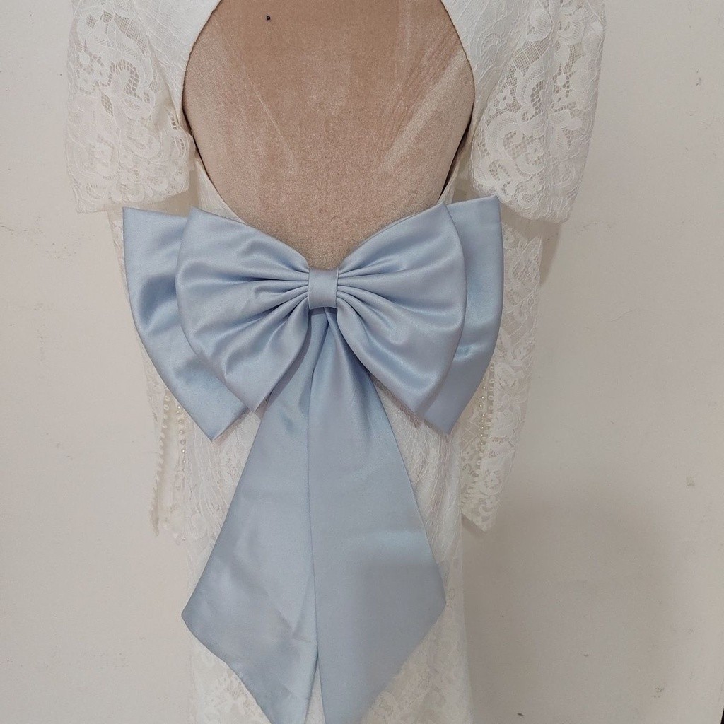 Party Dress เข็มขัดสายสะพายริบบิ้น/โบว์ สามารถปรับแต่งได้ สีและขนาด (P23)