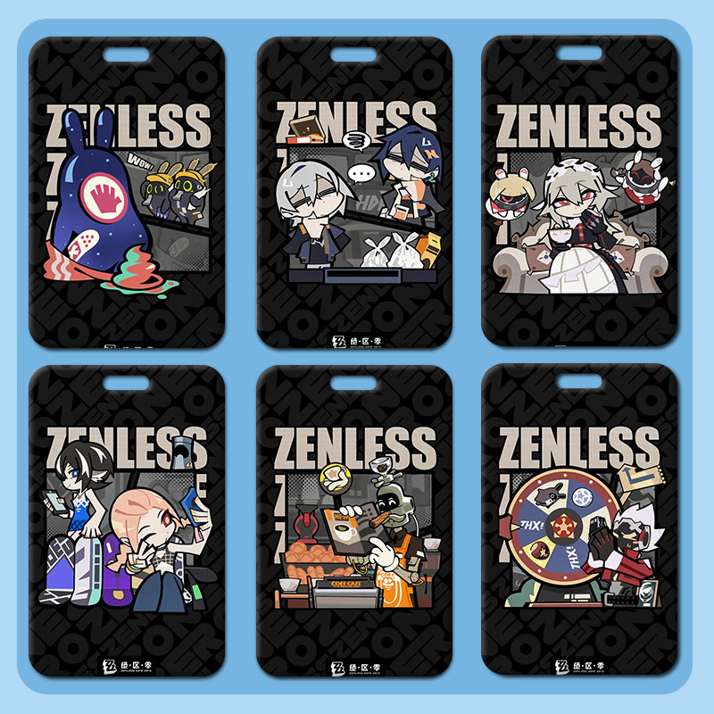 ที่ใส่บัตร Zenless Zone Zero บัตรวิทยาเขตนักเรียน บัตรอาหาร บัตรรถบัส บัตรทํางาน บัตรรักษาความปลอดภัย 02KV