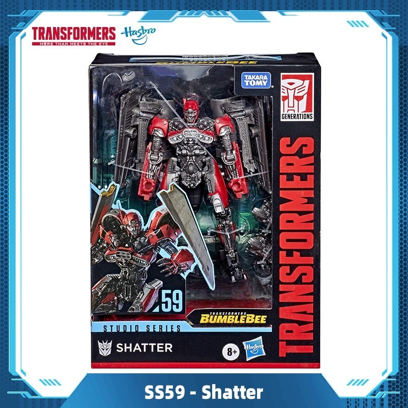 Hasbro หม้อแปลงไฟฟ้า Studio Series 59 Deluxe Class Bumblebee Movie Shatter แผนที่การกระทำ Toys Gift 