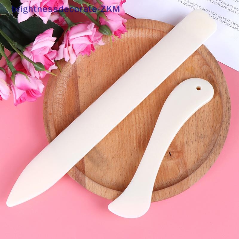 [brightnessdecorate] 2 ชิ้น Bone Folder Craft Tools อุปกรณ์เสริมกระดาษขัดหนังพับ [TH]