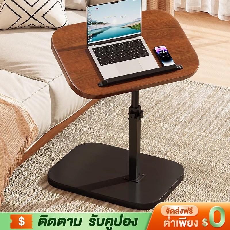 YYM หมุนและยก โต๊ะข้างโซฟา 45*28*53CM โต๊ะข้างเตียง ใช้ได้กับ ห้องนั่งเล่น ห้องนอน หรูหราเบาขั้นสูง