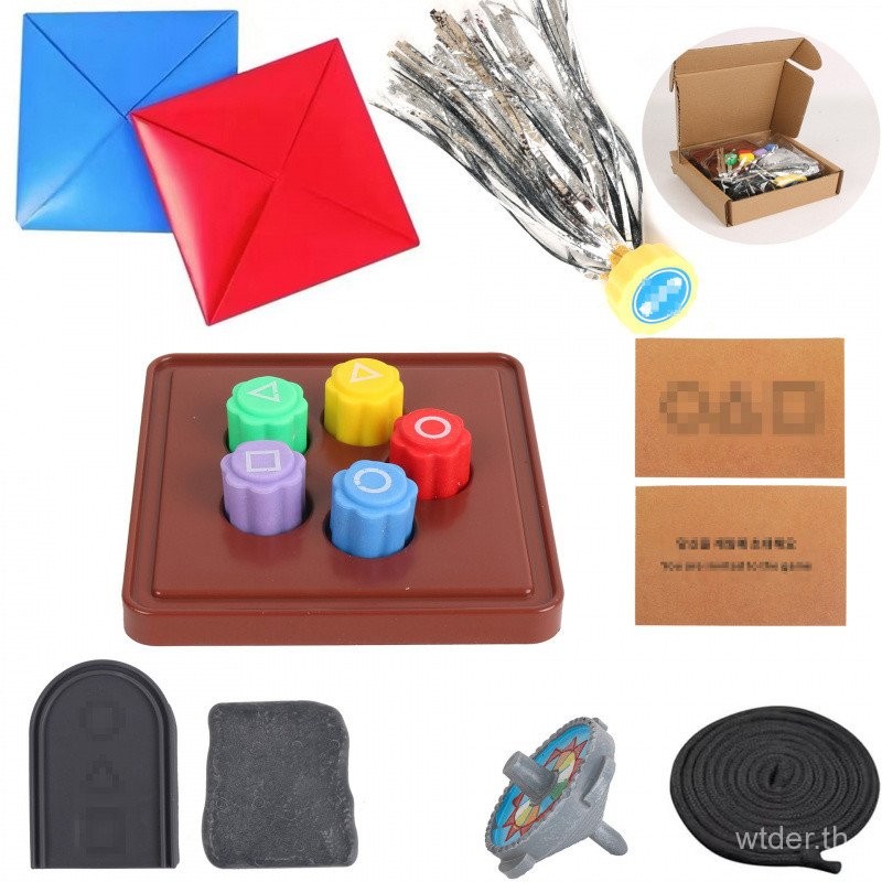 หมากเก็บ squid game 3D Gonggi Konggi เกม JackStone เกาหลี /ของเล่นเกมปลาหมึก ของเล่นพิมพ์ หมากเก็บ s