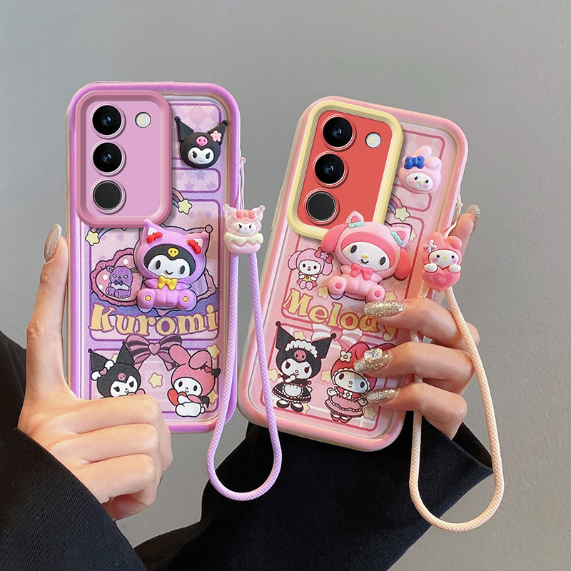 เคส VIVO V29 V27 V25 V23 V23E ตุ๊กตาน่ารัก TPU เคสโทรศัพท์ซิลิโคนอ่อนนุ่ม XXTY3