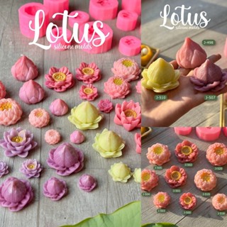 รวมแม่พิมพ์ดอกบัว ครบทุกแบบ หลายไซส์ ทำขนมได้
