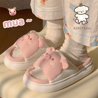 Xixitiao Four Seasons Universal Soft หนา-Soled รองเท้าแตะผ้า…