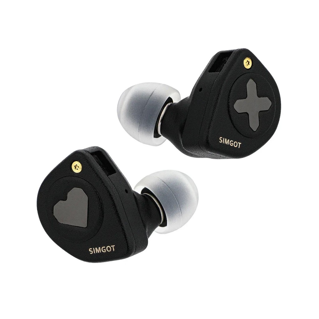 Simgot EW300 1DD + 1Planar + 1PZT Hybrid Driver IEM HIFI หูฟังที่ถอดออกได้หัวฉีด Silver-Plated OFC I