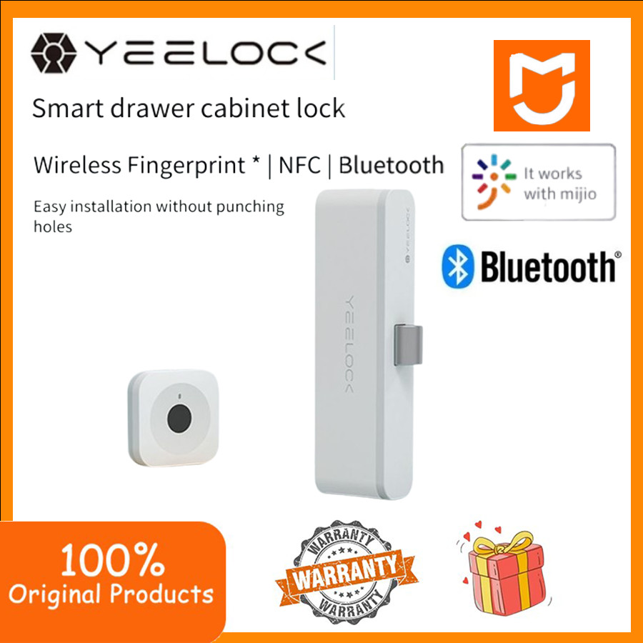 Yeelock Genius Drawer Locks Pro Cable PRFC บลูทูธปลดล็อคไม่มีหมัด,แอพ Mijia
