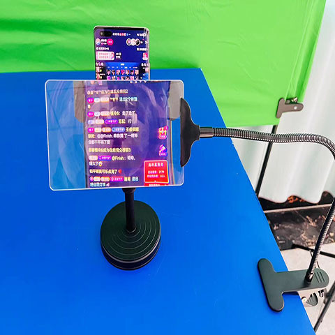 27 ~ 33 ซม.คลิปโทรศัพท์มือถือ Live Broaast Bullet หน้าจอ HD Finier แว่นขยายสามารถคลิปบน Live Stand D