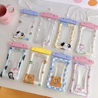 LAH-ซองมือถือกันน้ำ ซองกันน้ำคล้องคอ กระเป๋ากันน้ำ ลายการ์ตู…