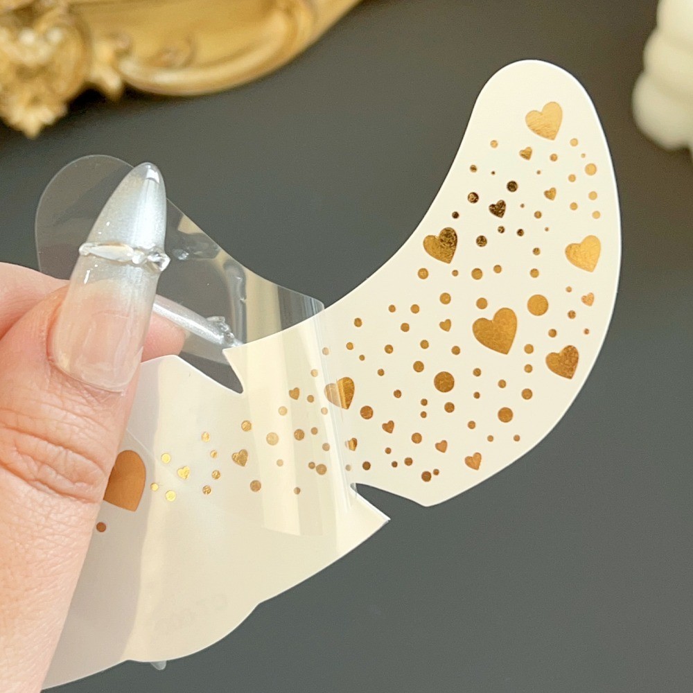 Glitter Freckle Faceสติกเกอร์กันน้ําStar Dots Paster Love DIY Body False Tattoo PatchเทศกาลเพลงCosplay Decor Decals - รูปที่ 7