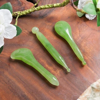 Gua Sha กัวซา หินนวดหน้า ที่นวดหน้า กวซานวดหน้า กวซา นวดหน้าเรียว เรซิ่นธรรมชาติ ช่วยลดบวม กระชับรูขุมขน ลดริ้วรอย