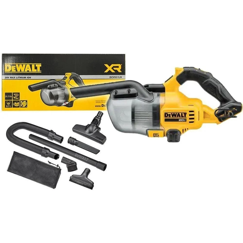 DEWALT เครื่องดูดฝุ่นไร้สาย 20V รุ่น DCV501LN-B1 เครื่องเปล่า thumbnail 5