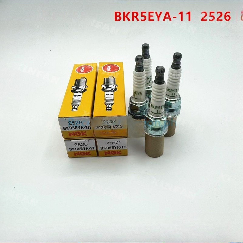 หัวเทียน NGK ยี่ห้อ Toyota Vios Corolla Altis Yaris BKR5EYA-11 2526 4 ชิ้น