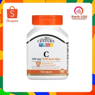 21st Century, Vitamin C with Rose Hips, 500 mg