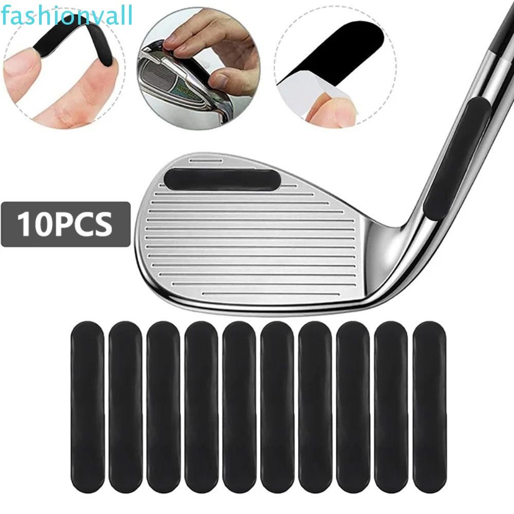 Fashionvall 10 ชิ้น Pickleball Lead Tape, Black Silver Universal Golf Club แผ่นตะกั่วถ่วงน้ําหนัก, Professional Self-กาว Racquet Weight Block
