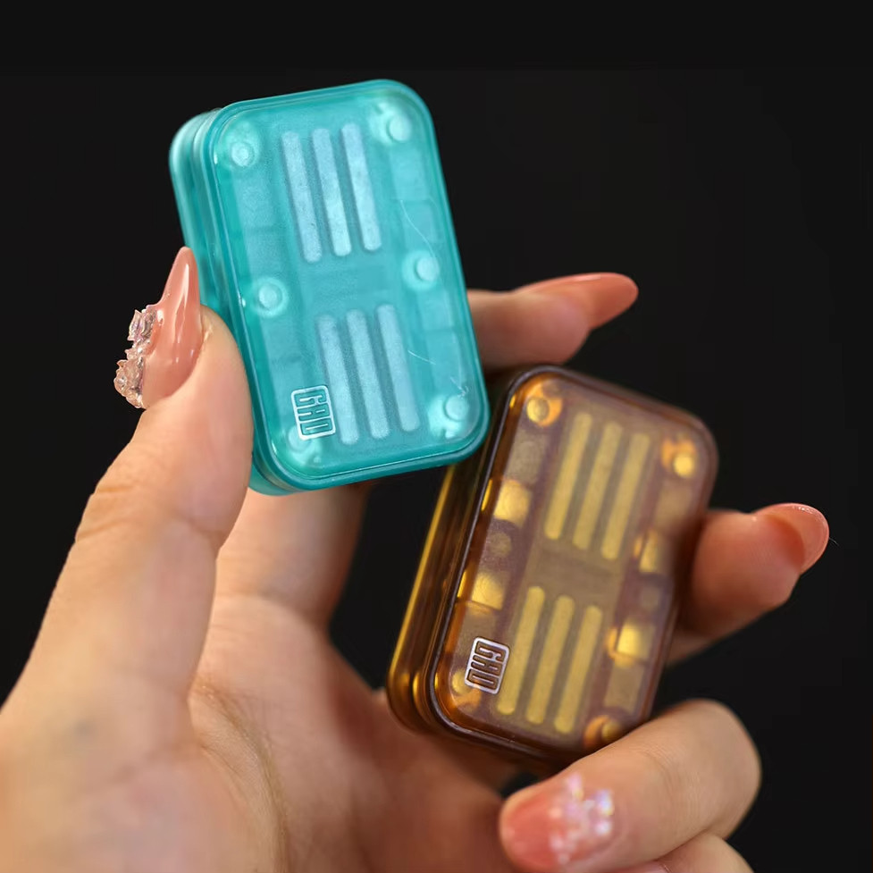 Gao Studio Unlimited Push Slider Magnetic Cube Fidget ของเล่นแบบพกพา EDC Sensory ความแปลกใหม่ความเคร