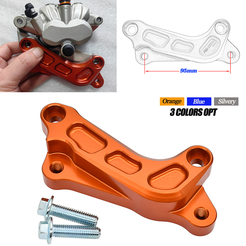 320 มม.เบรค Caliper Mount อะแดปเตอร์ด้านหน้าและด้านหลังคอลัมน์วงเล็บสําหรับ KTM XC XCF XCW SX SXF EX