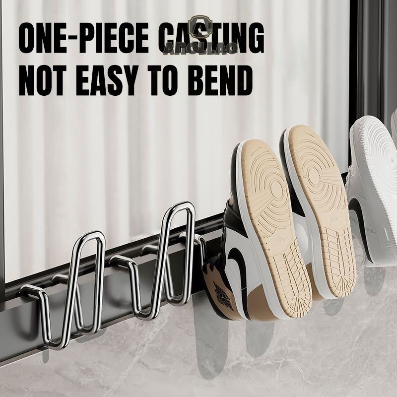 ตะขอสแตนเลส ตะขอระเบียง ตะขอแขวนรองเท้า ขอเกี่ยวหน้าต่าง ใช้ได้กับ ราวระเบียง ราวแขวนระเบียง✨Anollao - รูปที่ 2