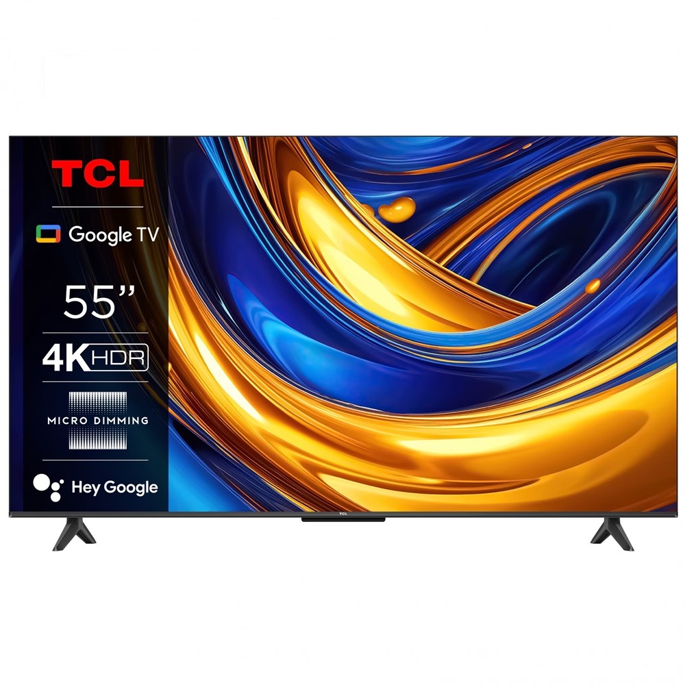 TCL ทีวี 55P655 Google TV 55 นิ้ว 4K UHD LED