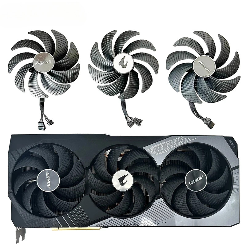 1​05 มม.PLD10020B12H RTX4070 RTX4080S RTX4090 พัดลมการ์ดวิดีโอสําหรับ Gigabyte AORUS RTX 4070 4080S 