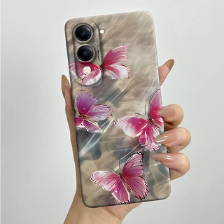 สําหรับ Vivo Y04 4G เคสโทรศัพท์ VIVOY04 Y 04 4G MilkTea รูปแบบซิลิโคนอ่อนนุ่มออกแบบใหม่การ์ตูนปลอกกันกระแทกเปลือกโทรศัพท์มือถือ