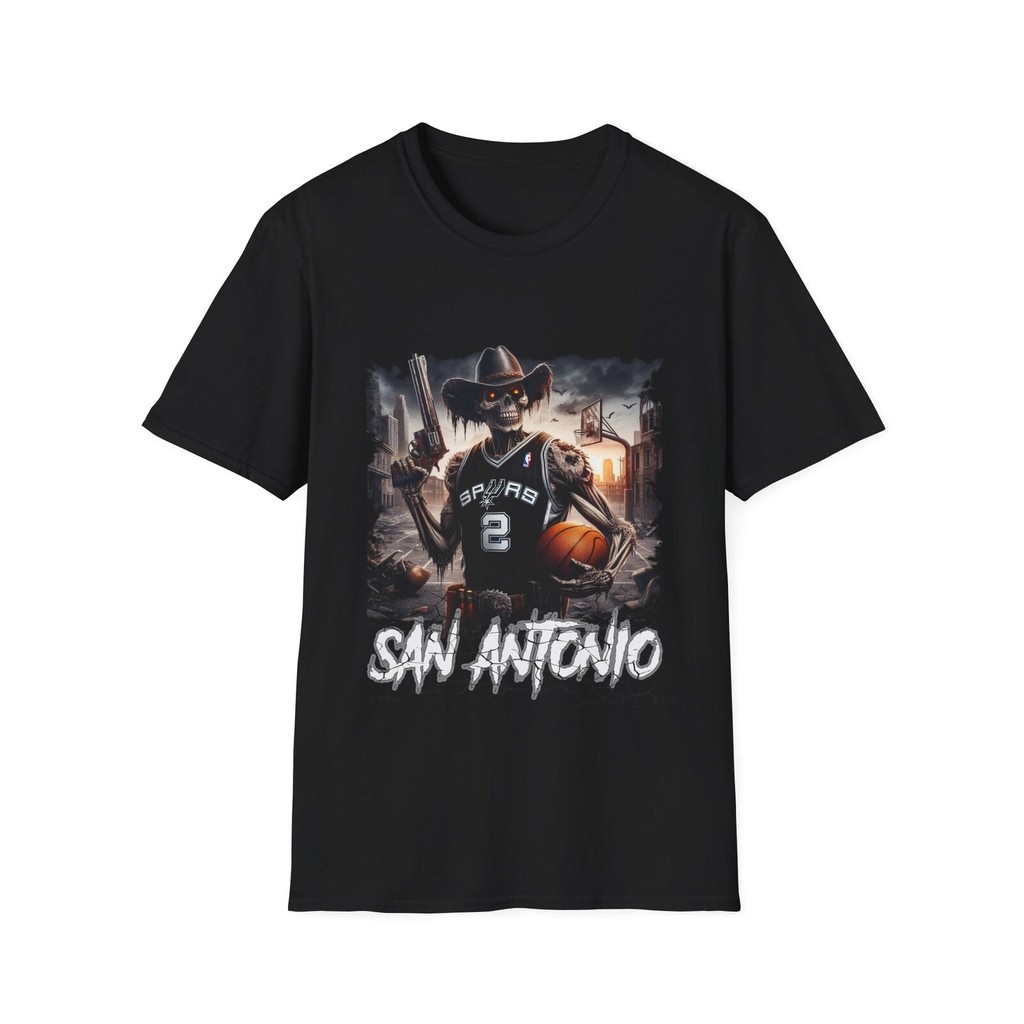 Spurs Of Darkness - เสื้อยืด San Antonio Spurs Horror Mashup