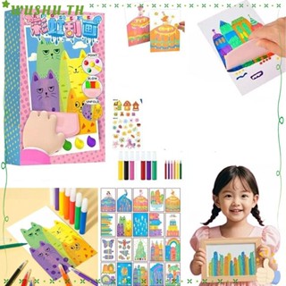 วูชูปาดน้ําศิลปะเด็กชุดสี,วัสดุ ทําเอง กระดาษวาดสีรอยขีดข่วน…