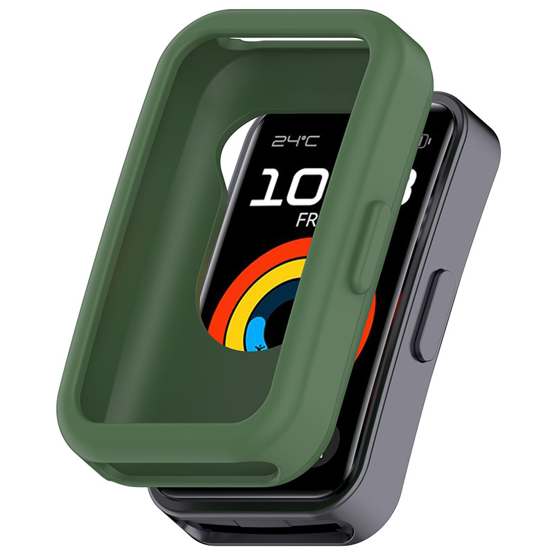 ฟิล์มกันรอยหน้าจอเปลือกลูกอมสีนุ่มตกทนทานสําหรับ Huawei Band 8 9 10 NFC