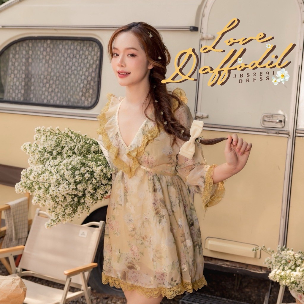 #JBS2291 Love in Daffodil Dress