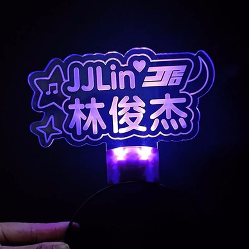 JJ Lin Concert Fan Support Headband Celebrity Merchanical Headband Light-up ป้ายอะคริลิค Hairpin สํา