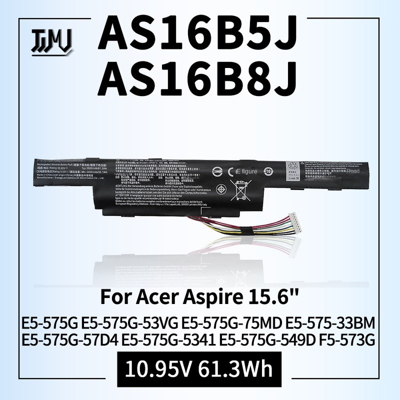 AS16B5J AS16B8J Battery for Acer Aspire 15.6" E5-575G-53VG E5-575G-75MD E5-575-33BM E5-575G-57D4 E5-