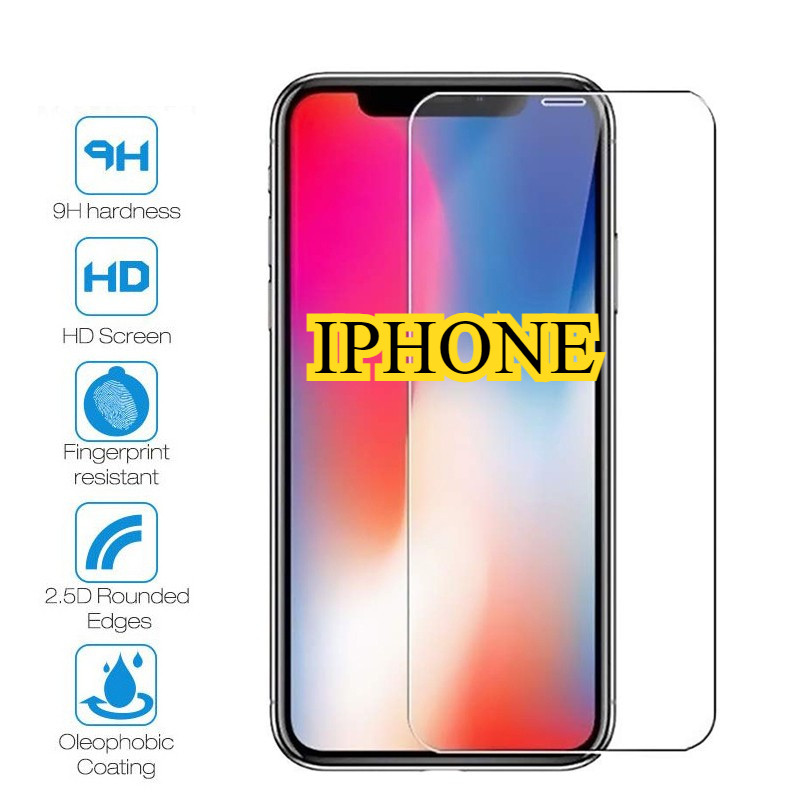 ฟิล์มกระจก ฟิล์มกระจกแบบเต็มจอ สำหรับ16 15 15PRO 14 Pro MAX 11 12 13 13PRO 14MAX 14 XR 7 8Plus 6PLUS XS XR XSMAX#10DB