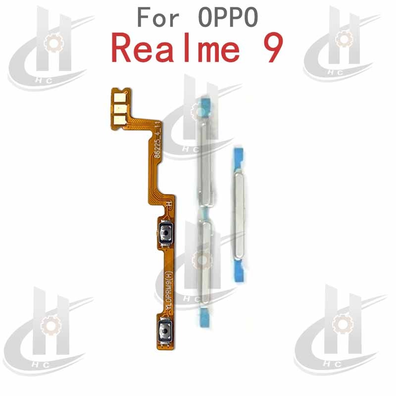 สําหรับ OPPO Realme 9 4g RMX3521 ปุ่มด้านข้างปริมาณพลังงาน Flex Cable Keys ปุ่มปิดระดับเสียงขึ้นและลงปุ่มด้านข้างเปลี่ยนส่วน - รูปที่ 4