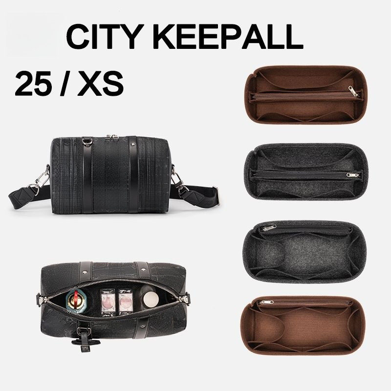 กระเป๋าสักหลาด, เหมาะสําหรับเมือง keepall 25/xs กระเป๋าด้านใน Finishing Separation Support Shaping Lining Bag กระเป๋าด้านใน