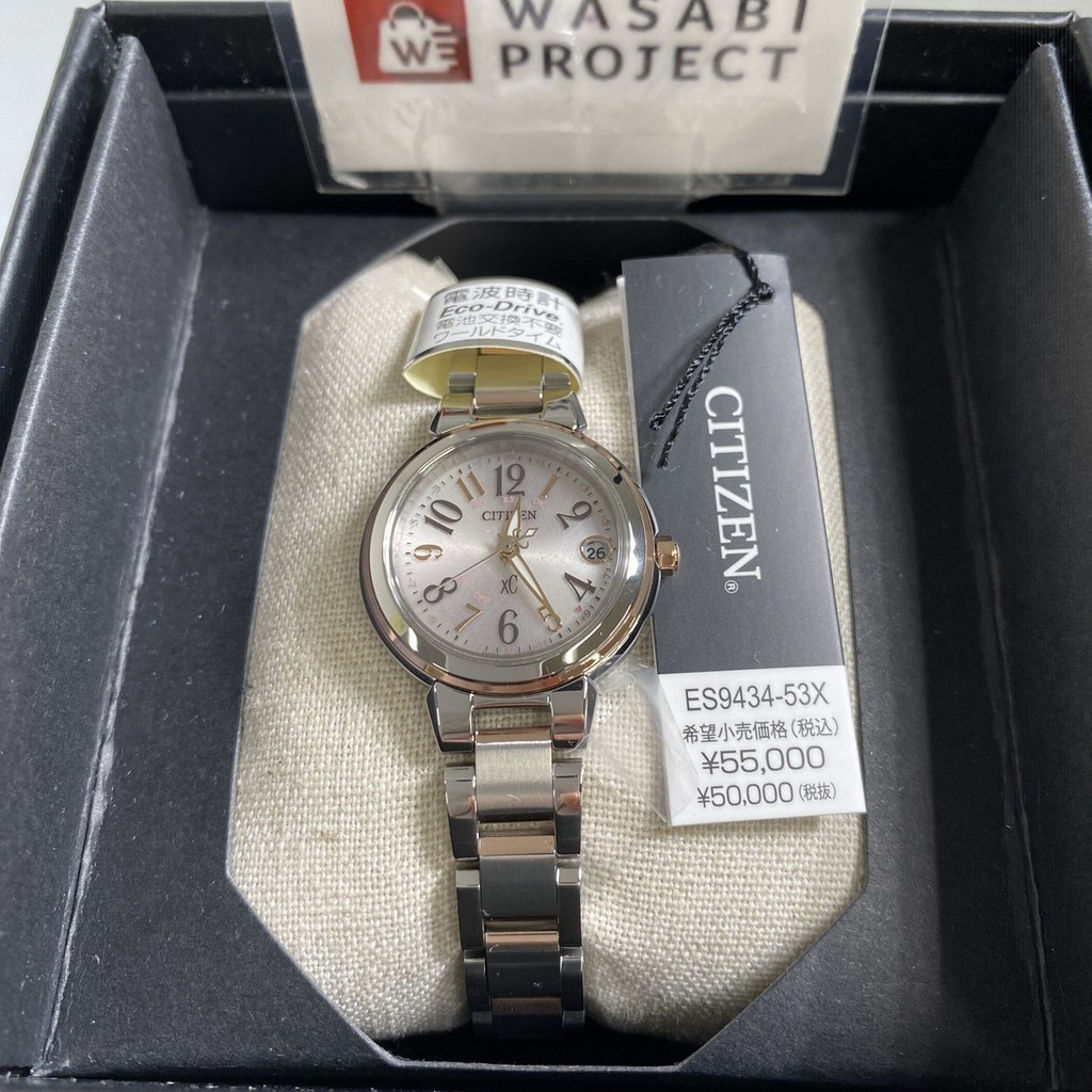 [Authentic★Direct from Japan] CITIZEN ES9434-53X Unused xC Eco Drive Sapphire glass Silver SS Women Wrist watch นาฬิกาข้อมือ