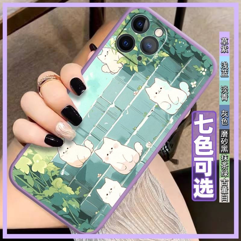 soft TPU Phone Case For iphone 11 Pro Max Girlfriend Soft case taste Niche weird male Shockproof Anime personalise