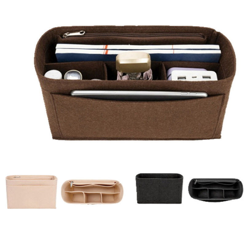 Evertoner กระเป๋าผ้าสักหลาด สําหรับ GW CANVAS TOTE Bag Organizer Inner Purse Bag Shaper