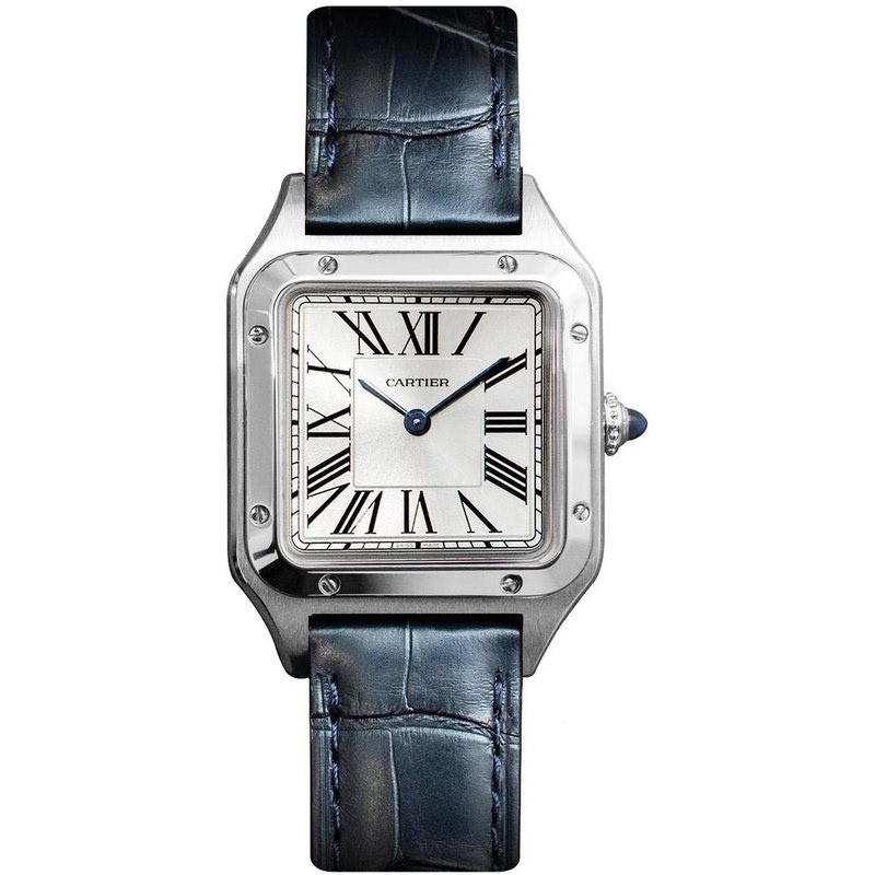 Cartier Watch Ladies WSSA0023 นาฬิกาผู ้ หญิงครบชุด Cartier Quartz Santos Series Cartier