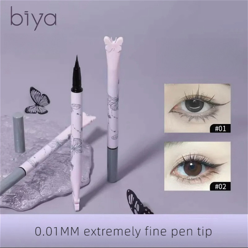 BIYA อายไลเนอร์ เนื้อเรียบเนียน ละเอียดมาก ไม่เลอะ วาดขนตาล่าง และติดทนนาน