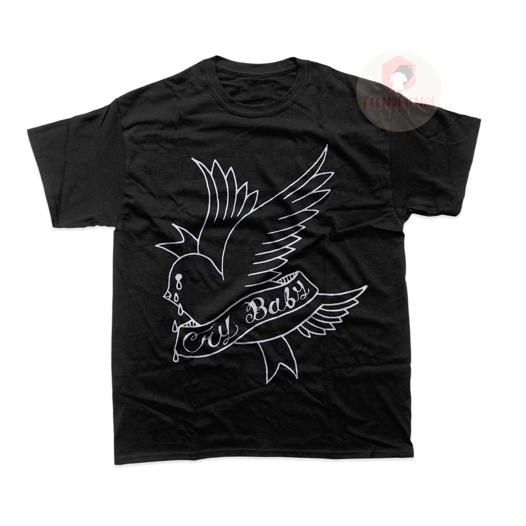 T-Shirt เสื้อยืด เสื้อยืด พิมพ์ลายอัลบั้มเพลง Lil Peep Crybaby Rap สําหรับเด็กผู้ชาย และผู้หญิงsize: S-5XL S-5XL