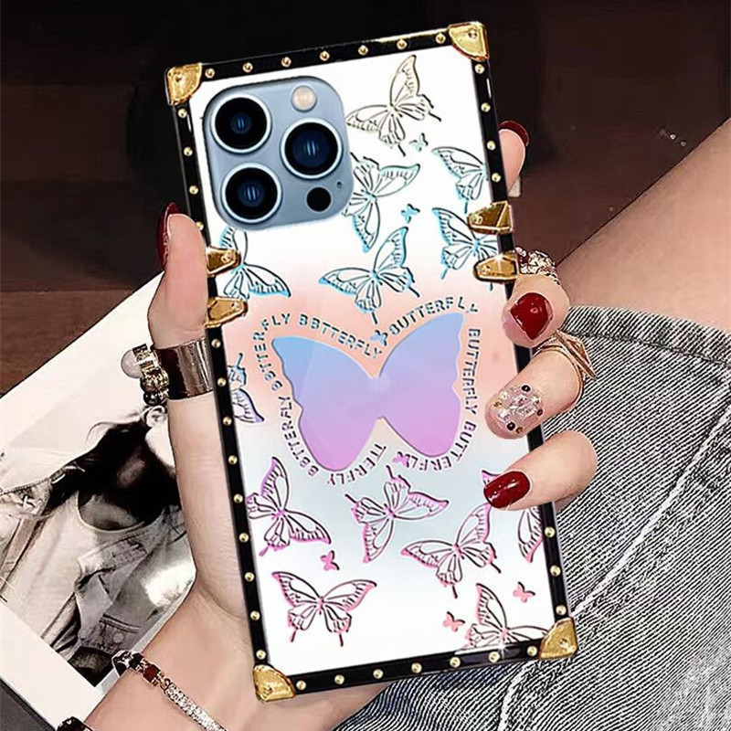 【ใหม่】น่ารัก การ์ตูน แชสซี For OPPO A98 A79 5G A38 A18 A58 A78 4G F11 Pro F9 F7 F5 F1S A59 มีสีสัน ผีเสื้อ หอคอยปารีส ป้องกันเปลือก Cute Cartoon Colour Butterfly Paris Tower Phone Case Anti-fall and anti-shock Soft TPU Cover