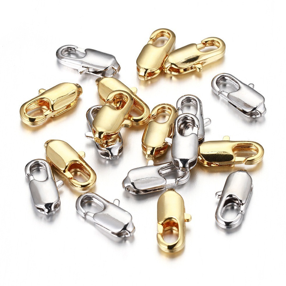 10pcs/pack สแตนเลสสีการเก ็ บรักษา 18k Lobster Clasp Hook ชุบสูญญากาศตัวอักษรญี ่ ปุ ่ น Clasp DIY Handmade สร ้ อยคอเครื ่ องประดับอุปกรณ ์ เสริม