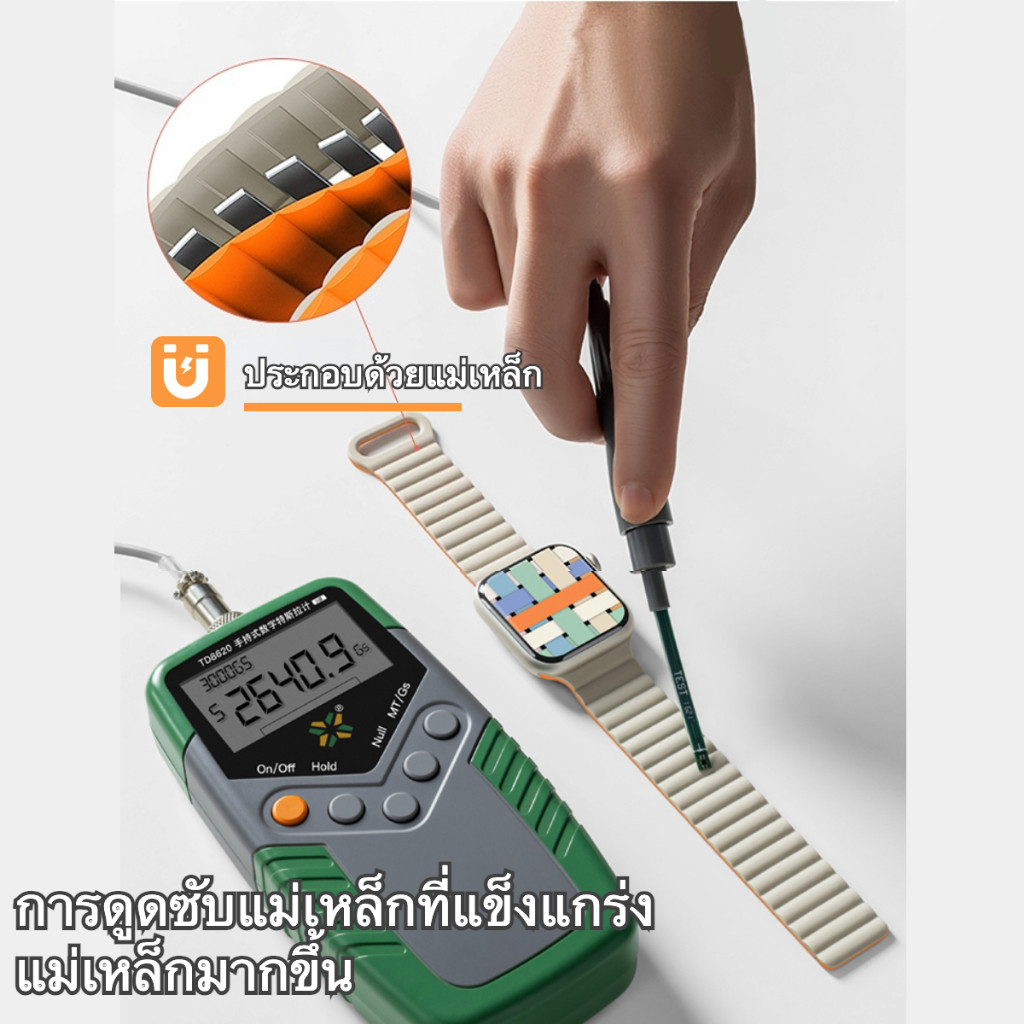 สายนาฬิกาข้อมือ แม่เหล็ก for Smart Watch band Serie 9 8 3 5 4 SE 6 7 2 1 Ultra 49 45 44 40 41 38 42 mm มม.