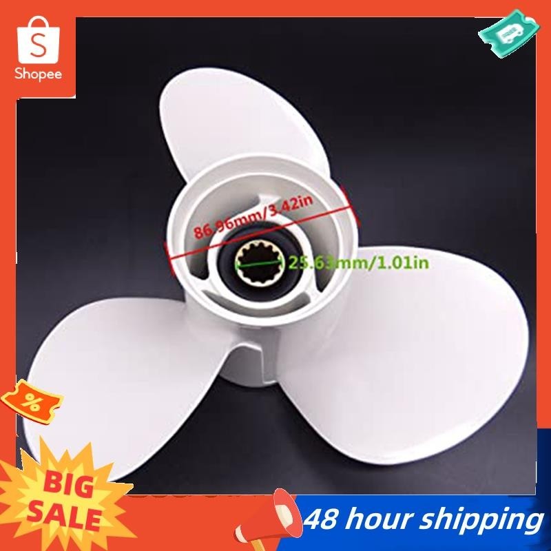 พร้อมส่ง อะไหล่ใบพัดเรือ 40-50HP 11 1/8 X 13-G สําหรับ Yamaha 40-60HP 69W-45945-00-EL - รูปที่ 3