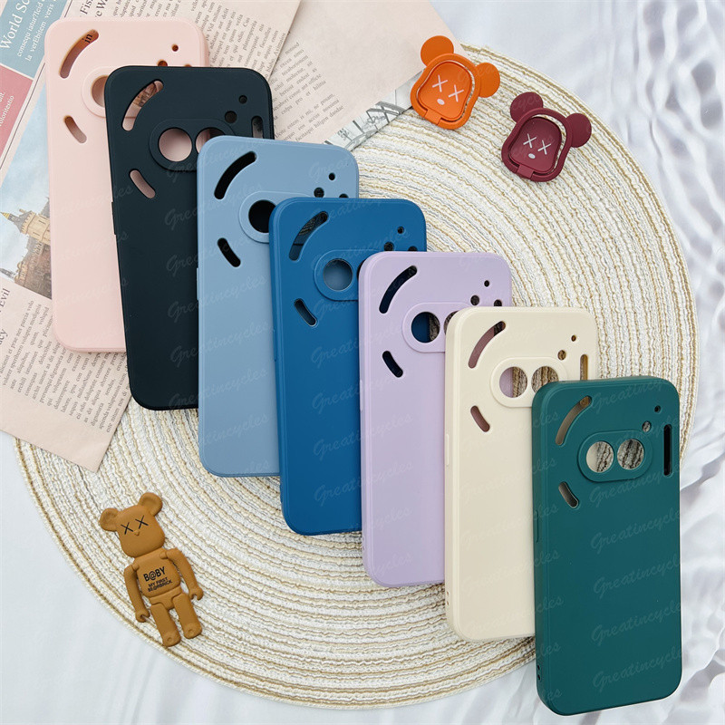 Casing For Nothing Phone 2a Phone (2a) Plus Case Solid Liquid Silicone Matting Phone Cover