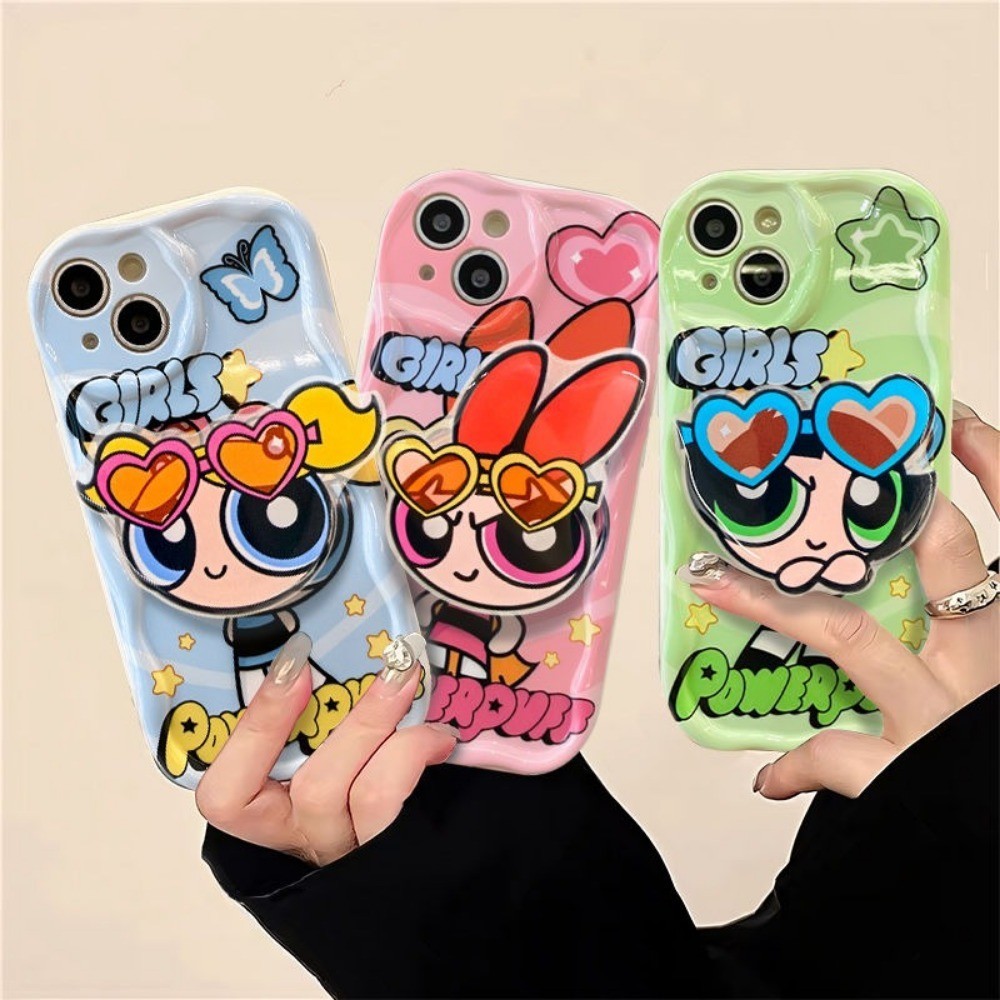 เคสโทรศัพท์มือถือนิ่ม ลายพาวเวอร์พัฟฟ์เกิร์ล แว่นกันแดด สําหรับ Huawei Nova 12 Pro+ 11i 10SE 9 9SE 8 7 7i 5T Y91 Y90 Y70 Plus Y72 Y71