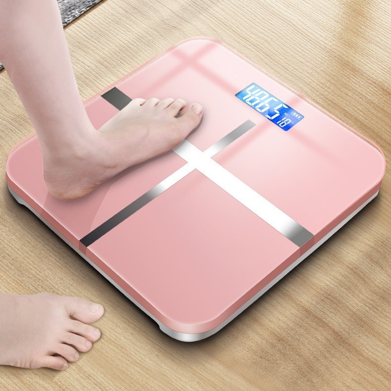 เครื่องชั่งน้ำหนักดิจิตอล แถมถ่าน รองรับนน.สูงสุด 180kg. #K-0005