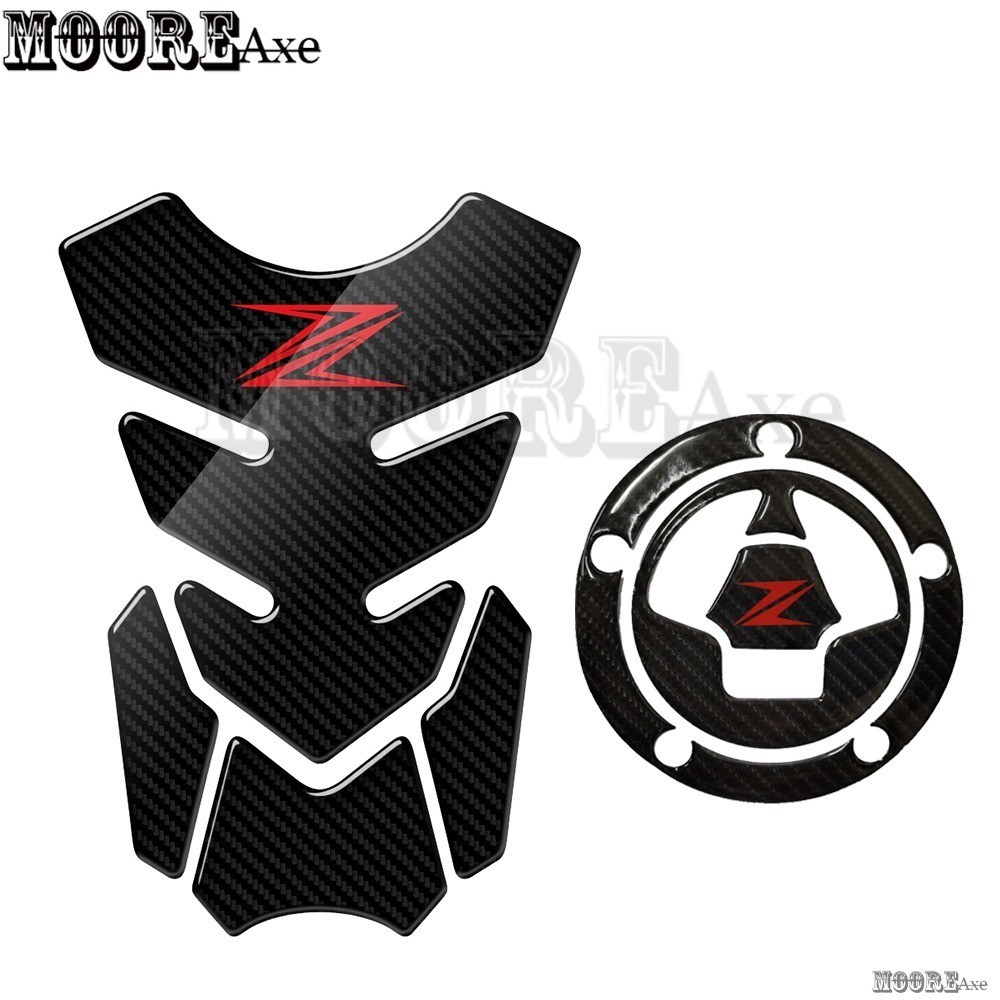 Mooreaxe สติกเกอร์ติดฝาถังน้ํามันเชื้อเพลิงรถจักรยานยนต์ สําหรับ Kawasaki Ninja Z750 Z1000 ZX-6R ZX-10R ER-6N 1400 ZX-14 ER-6F Ninja 650R Ninja 400 Versys-X 300
