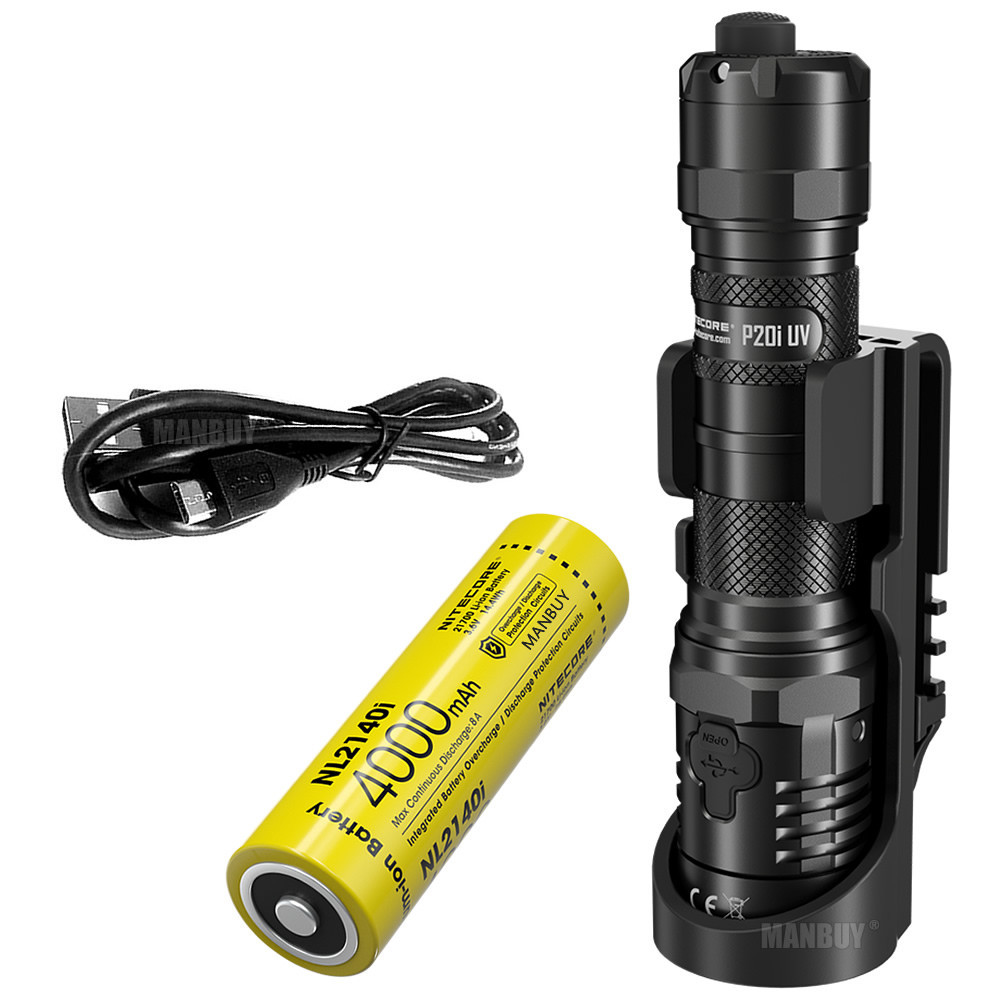 Nitecore P20i UV White Light + UV Light ไฟฉายเอาต์พุตคู่